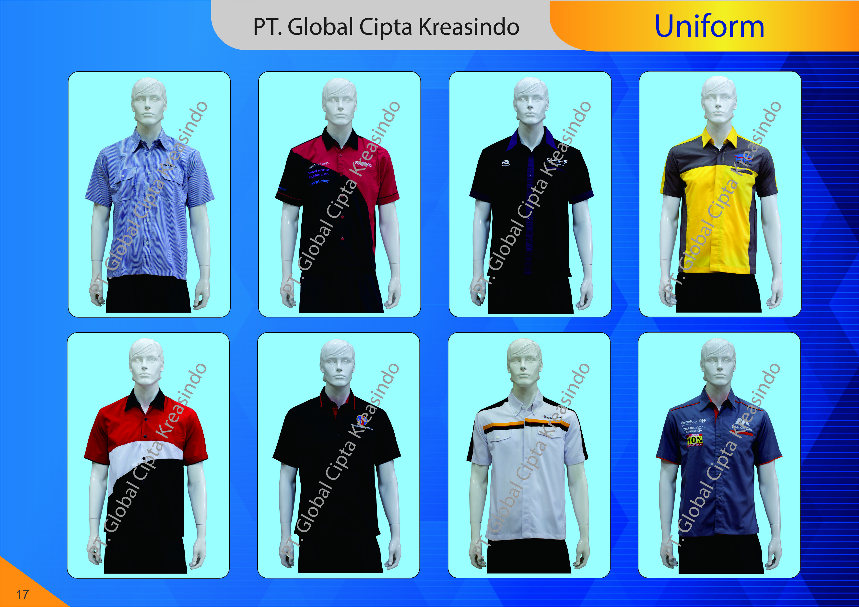 Kemeja | Jaket | Seragam | Global Cipta Kreasindo