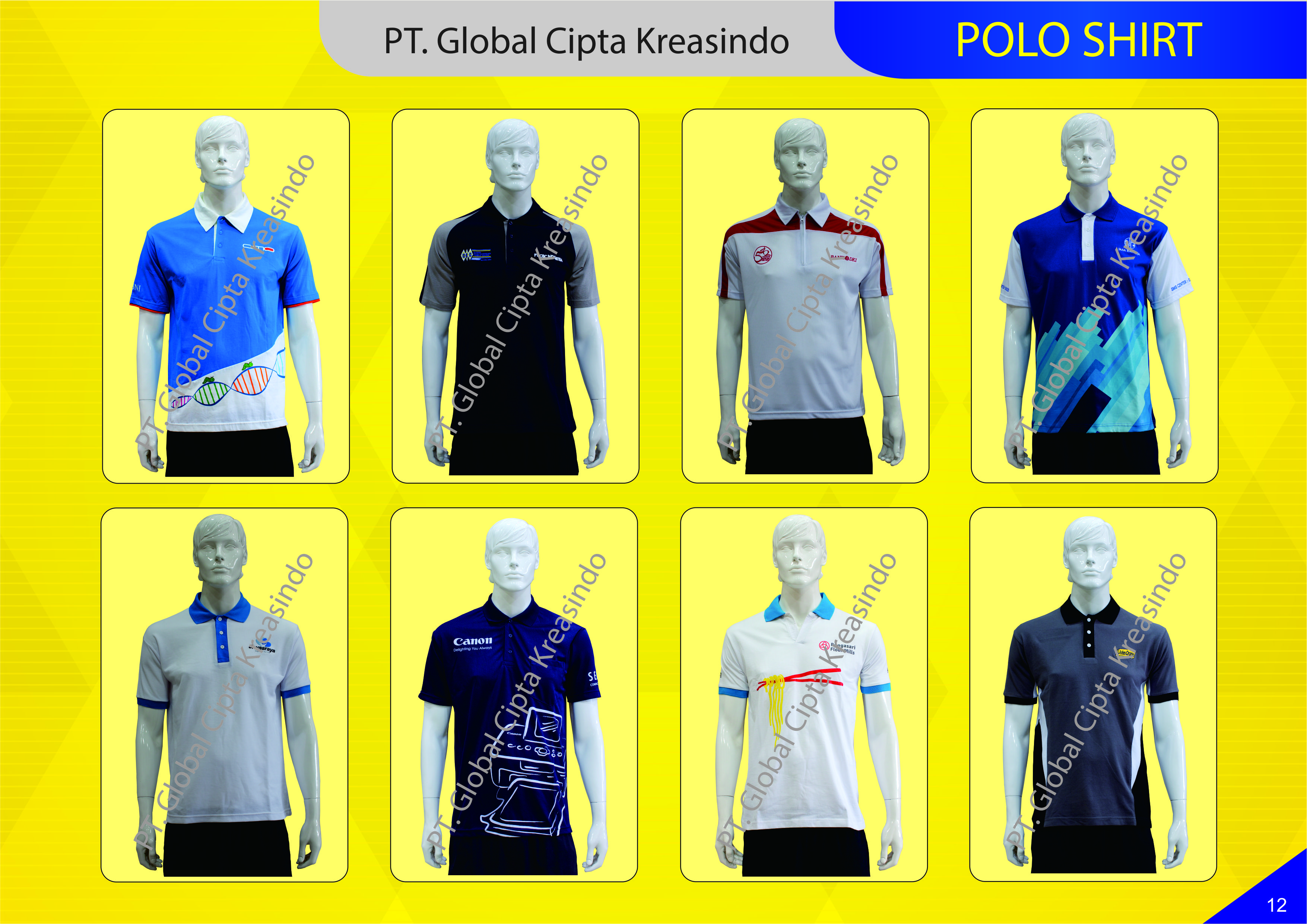 Kaos T-Shirt & Polo Shirt | Produk Promosi | Global Cipta Kreasindo